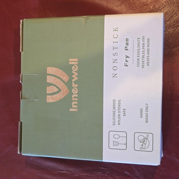 8-Inch Pink Nonstick Egg Pan, PFOA-Free Stone Cookware Skillet, Induction Compat - Picture 2 of 8